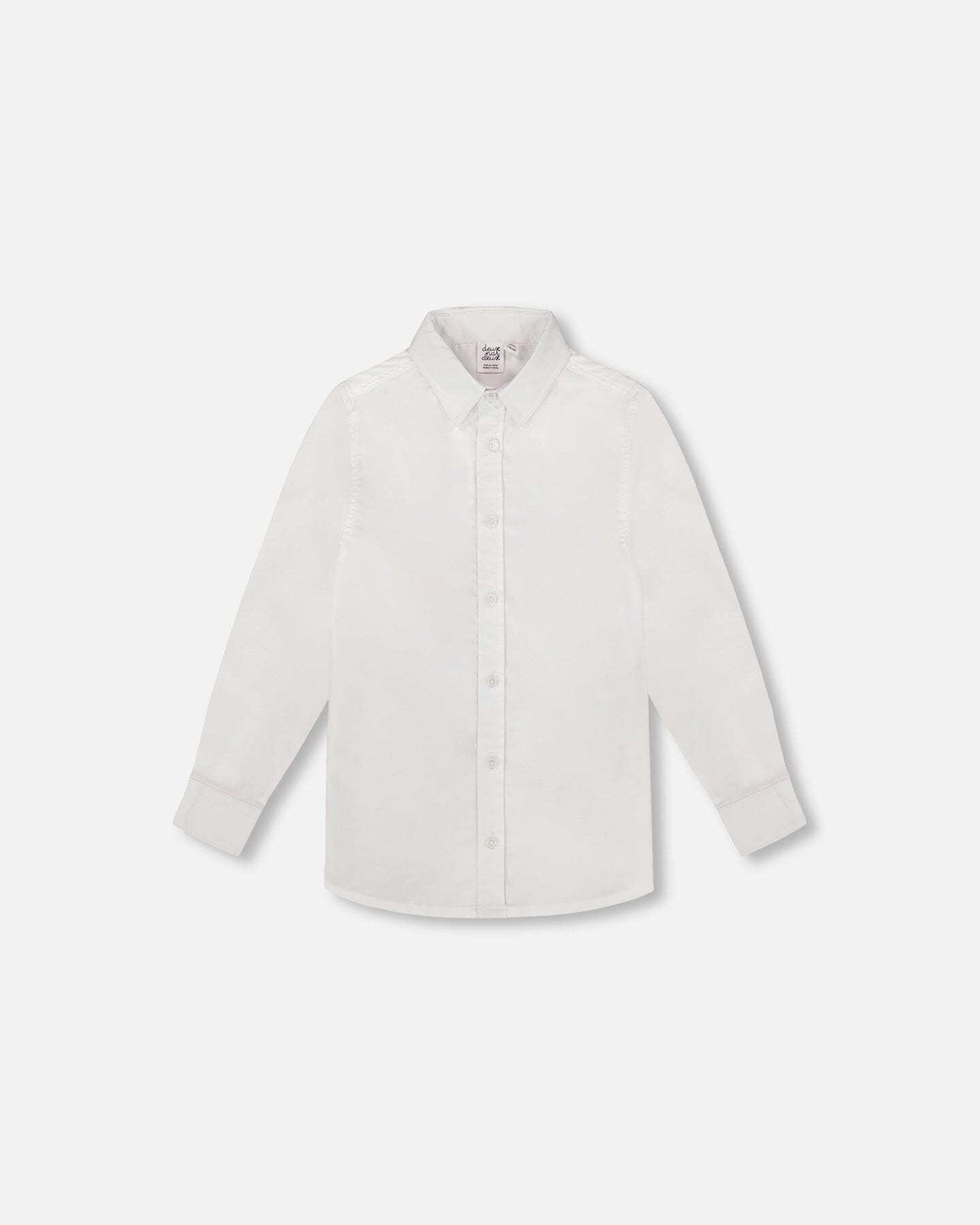 Long Sleeve Button Down Shirt White