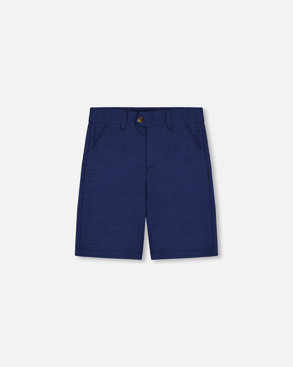Slant Pocket Bermuda Shorts Navy Blue