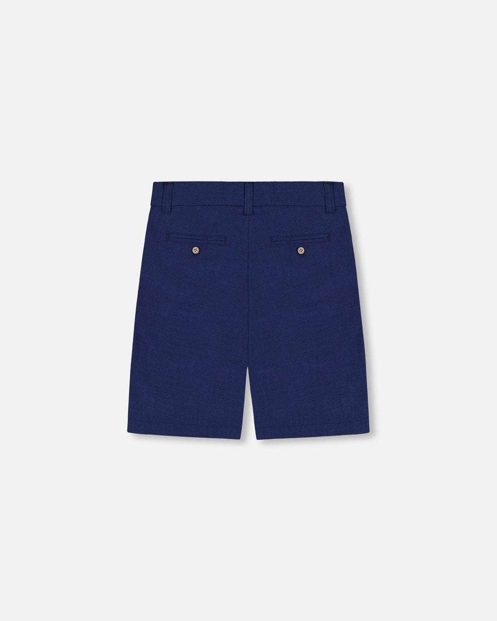 Slant Pocket Bermuda Shorts Navy Blue