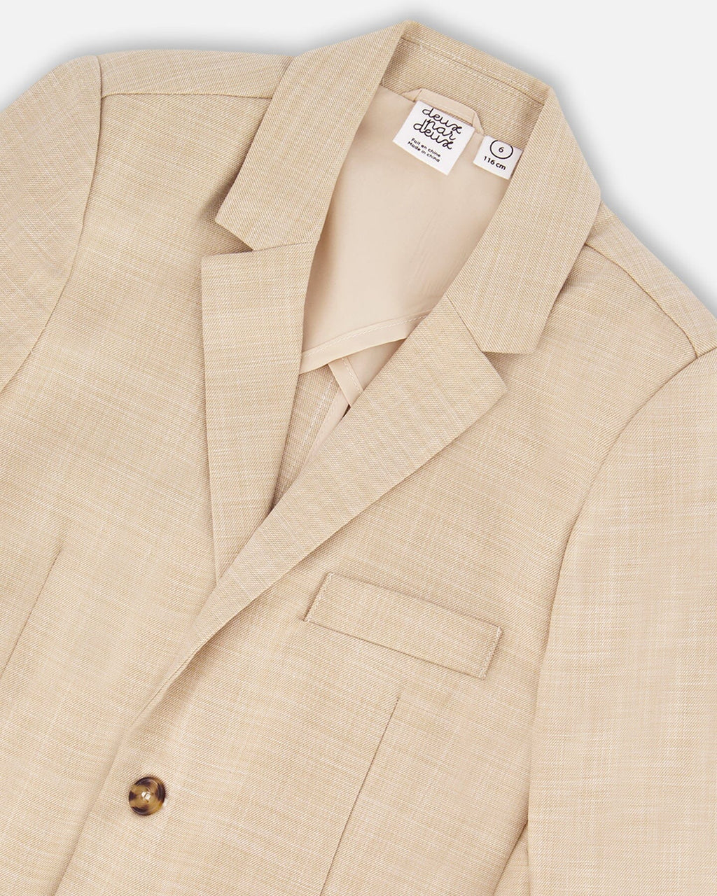 Two Button Blazer Light Taupe