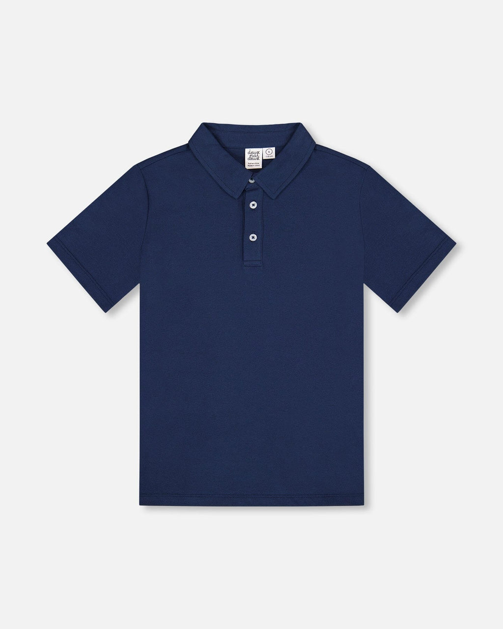 Short Sleeve Polo Shirt Navy Blue