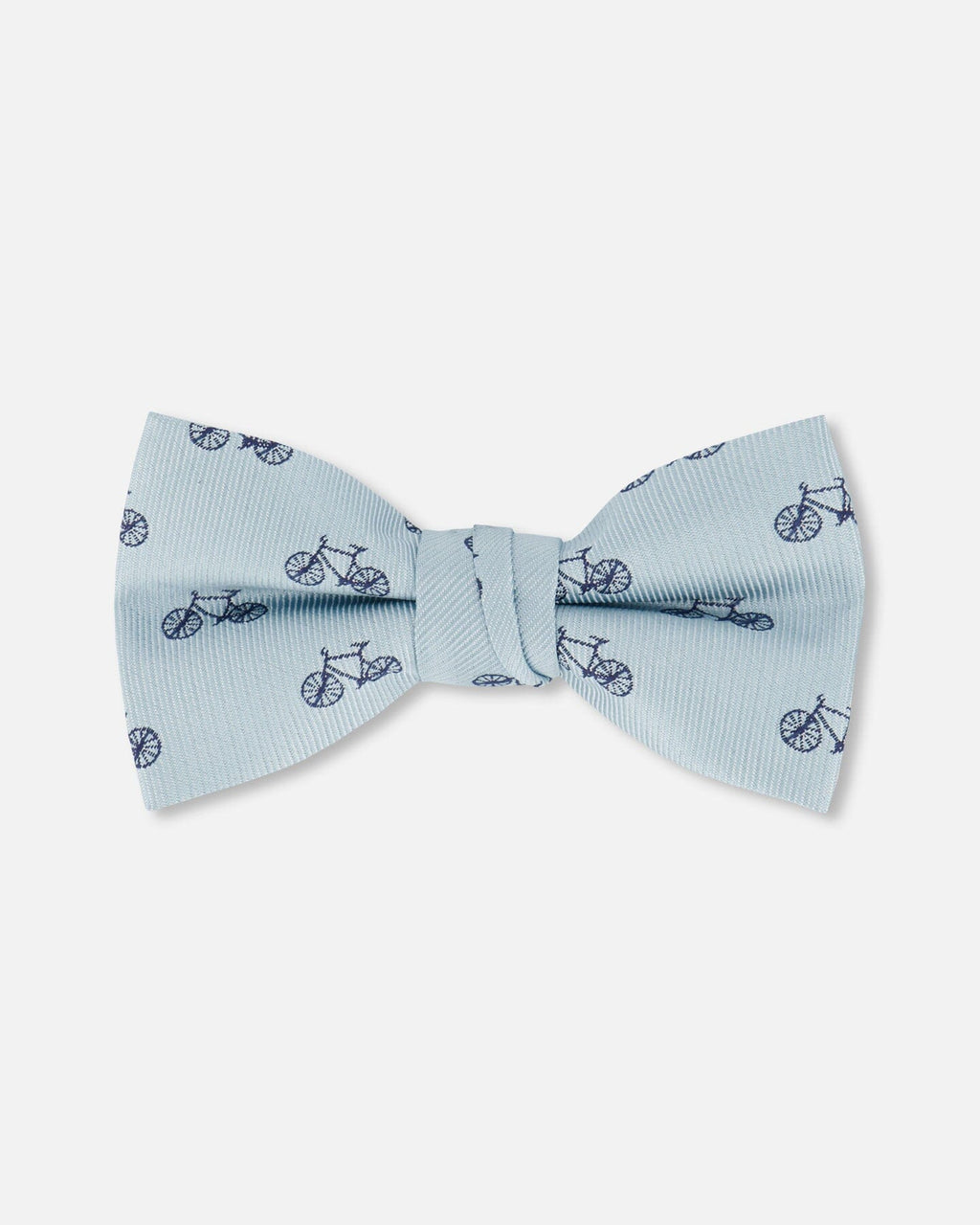 Bow Tie Pale Blue With Bicycle