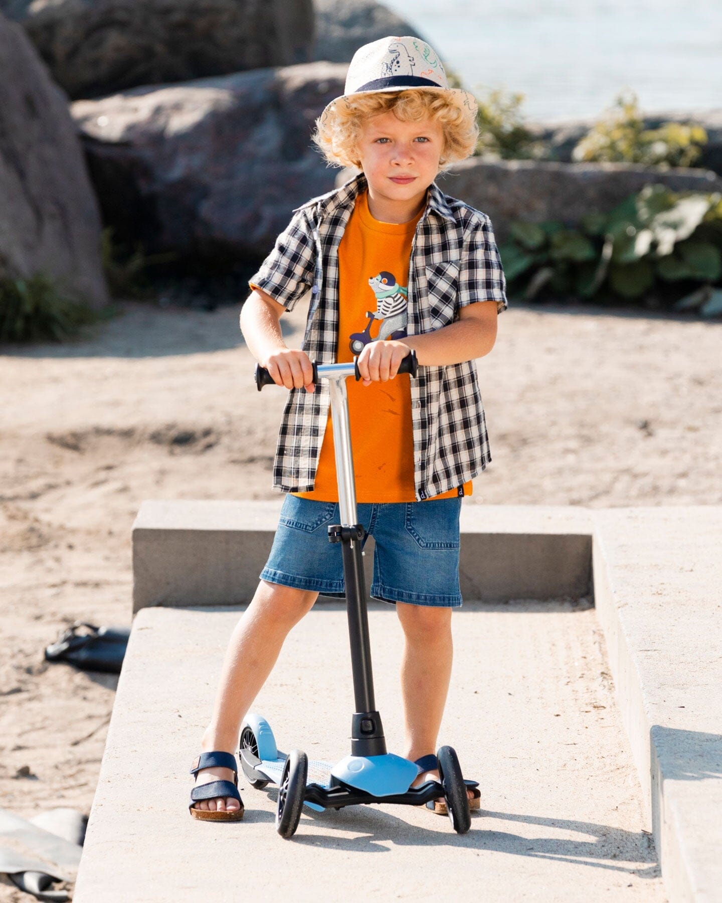 Denim Short Dark Denim Blue