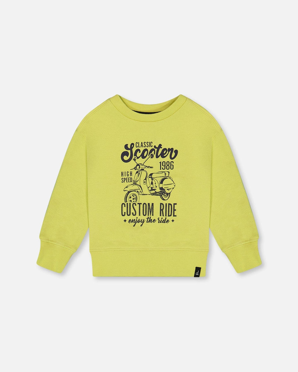 Pullover Graphic Sweatshirt Lime Green