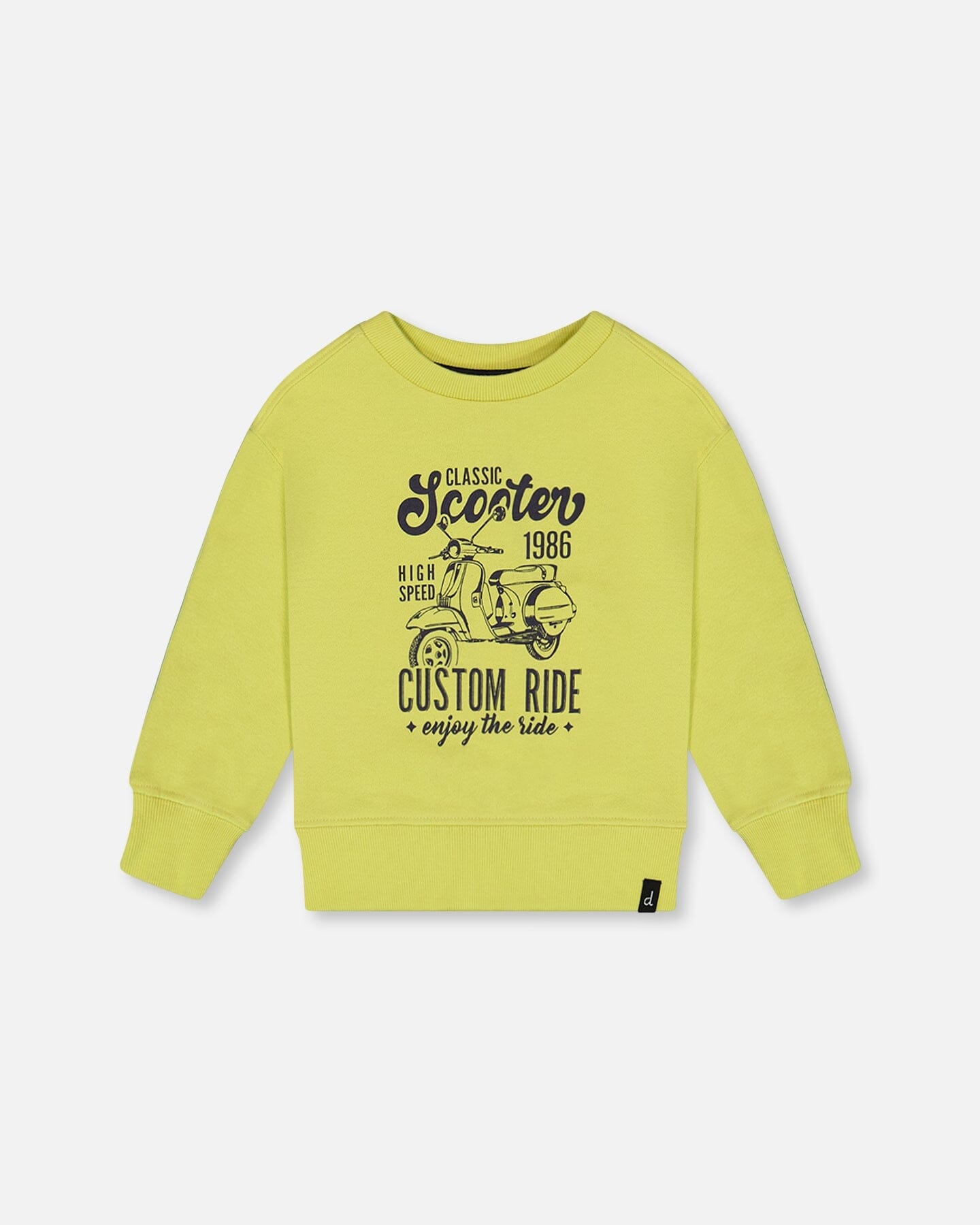 Pullover Graphic Sweatshirt Lime Green