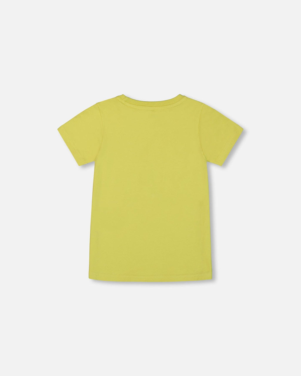 Organic Cotton Tee Lime Green And Blue Vespa