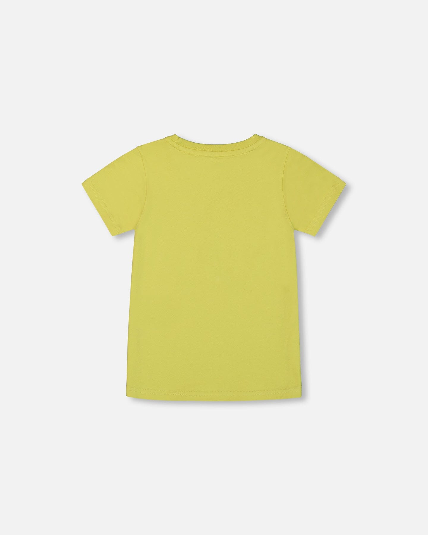 Organic Cotton Tee Lime Green And Blue Vespa