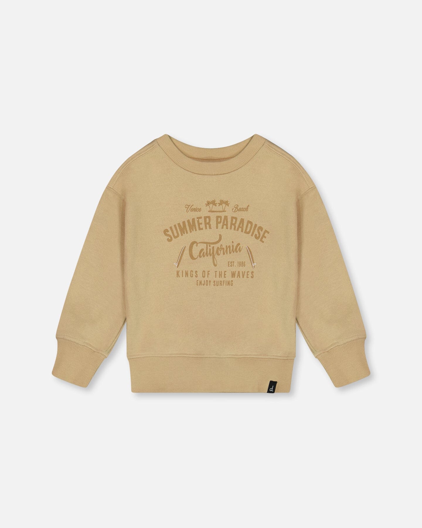 Pullover Graphic Sweatshirt Beige