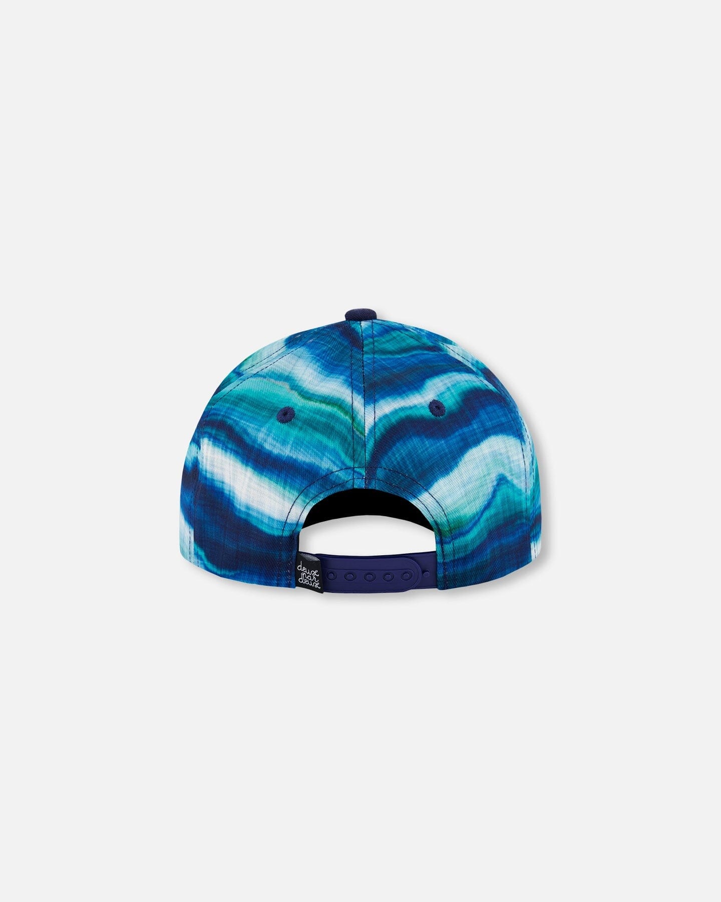 Printed Cap Blue Wave And Black