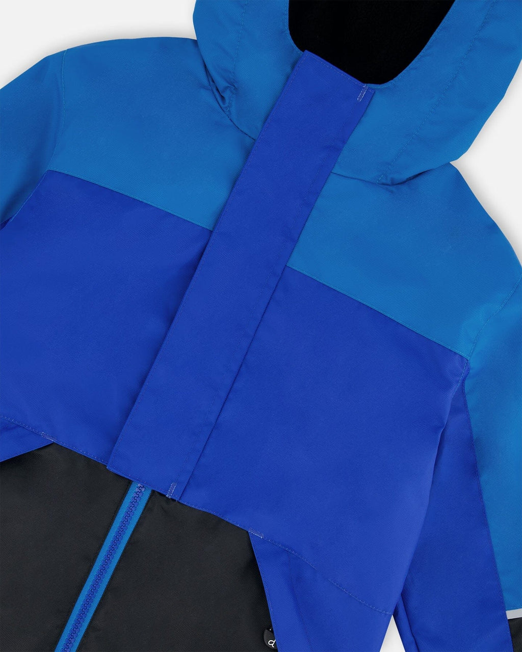 Two-Piece Mid-Season Outerwear Set Royal Blue And Black