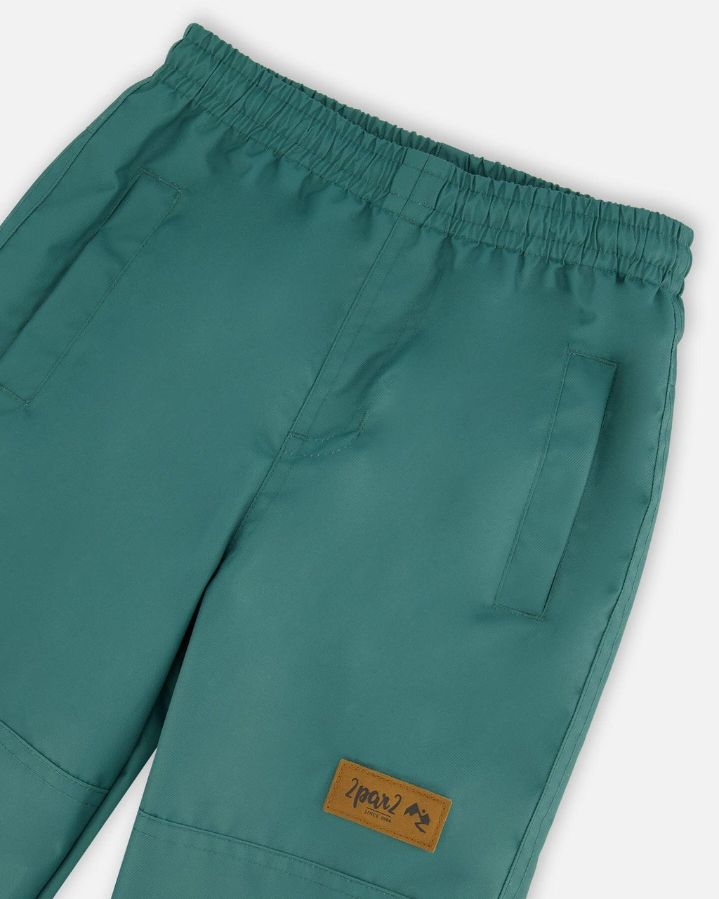 Two-Piece Mid-Season Outerwear Set Sage, Pink, And Flowers On Beige