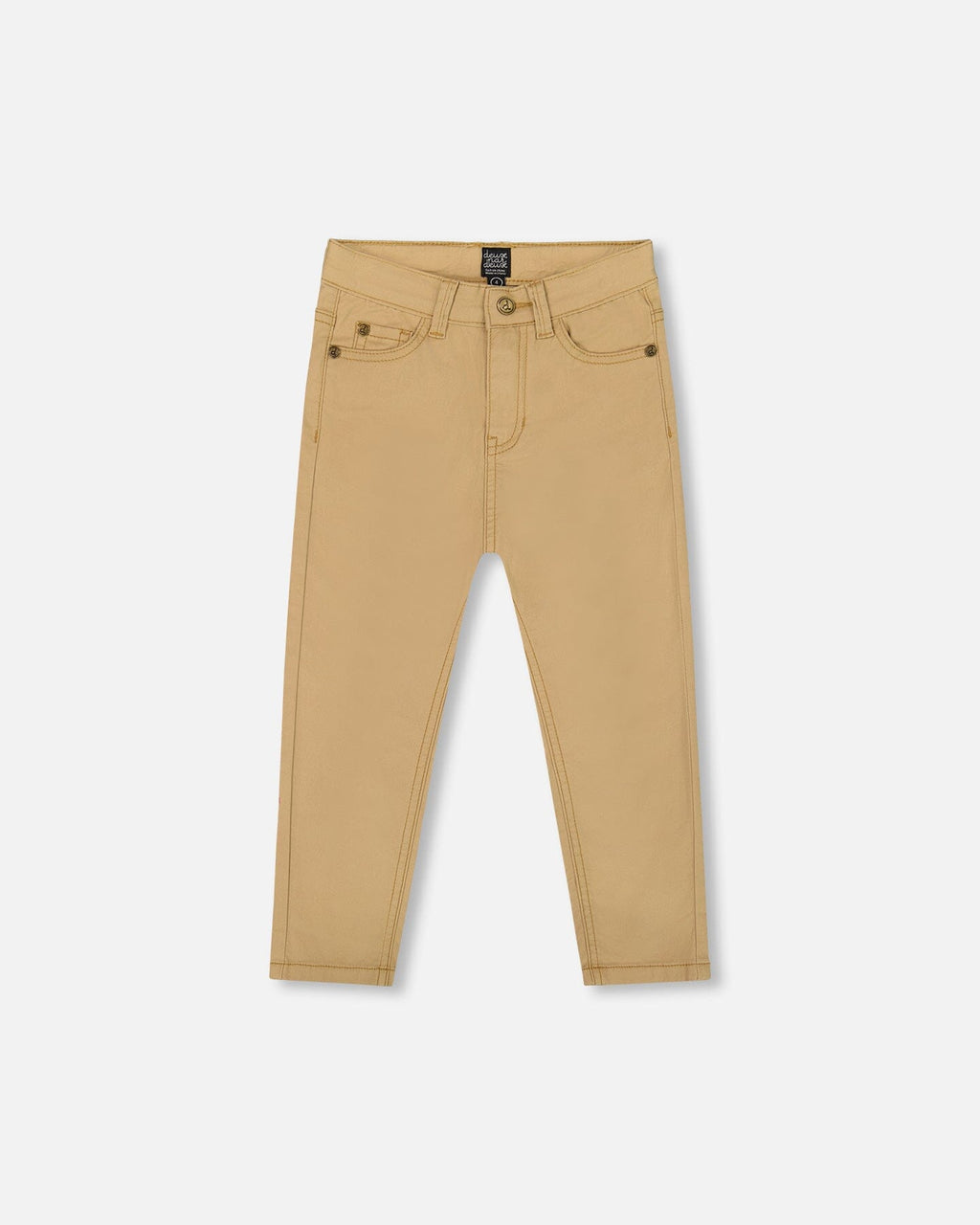 Stretch Twill Pants Light Golden Beige