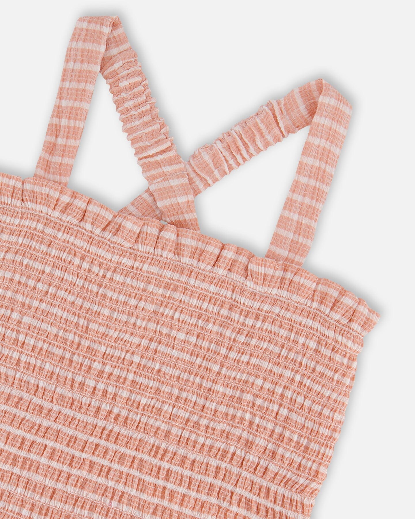 Smocked Tank Top Light Old Pink