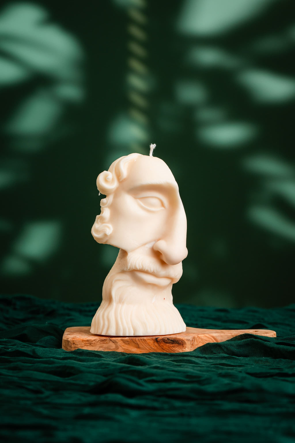 Greek Abstract Art Half Head - Adonis Greek Sculpture Candle