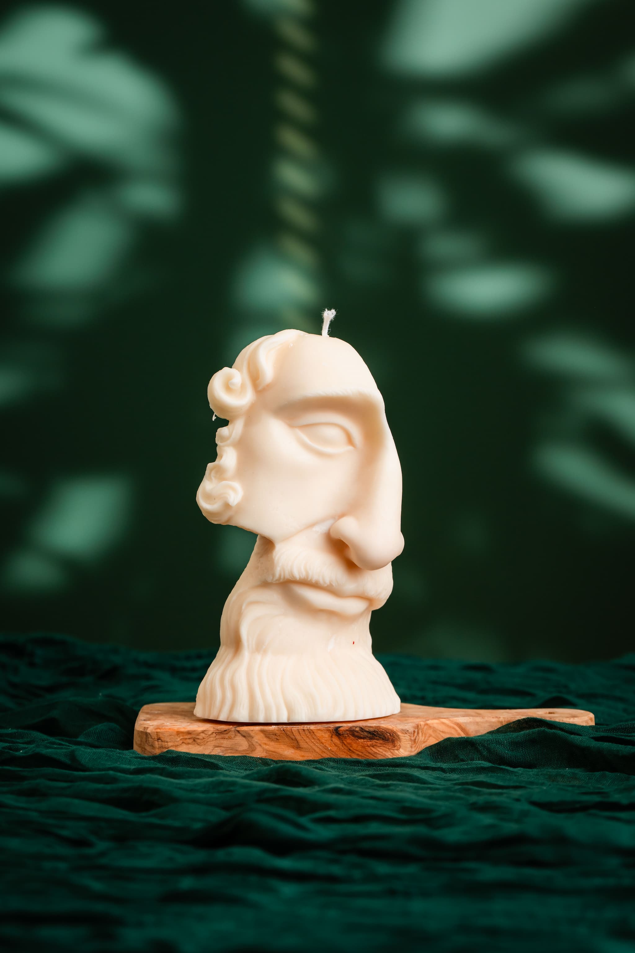 Greek Abstract Art Half Head - Adonis Greek Sculpture Candle