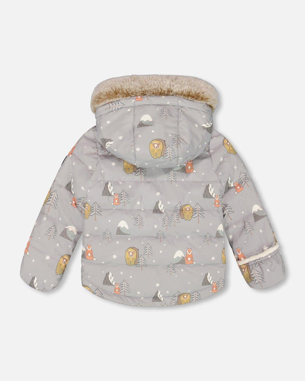 Two-Piece Baby Snug Snowsuit Gray