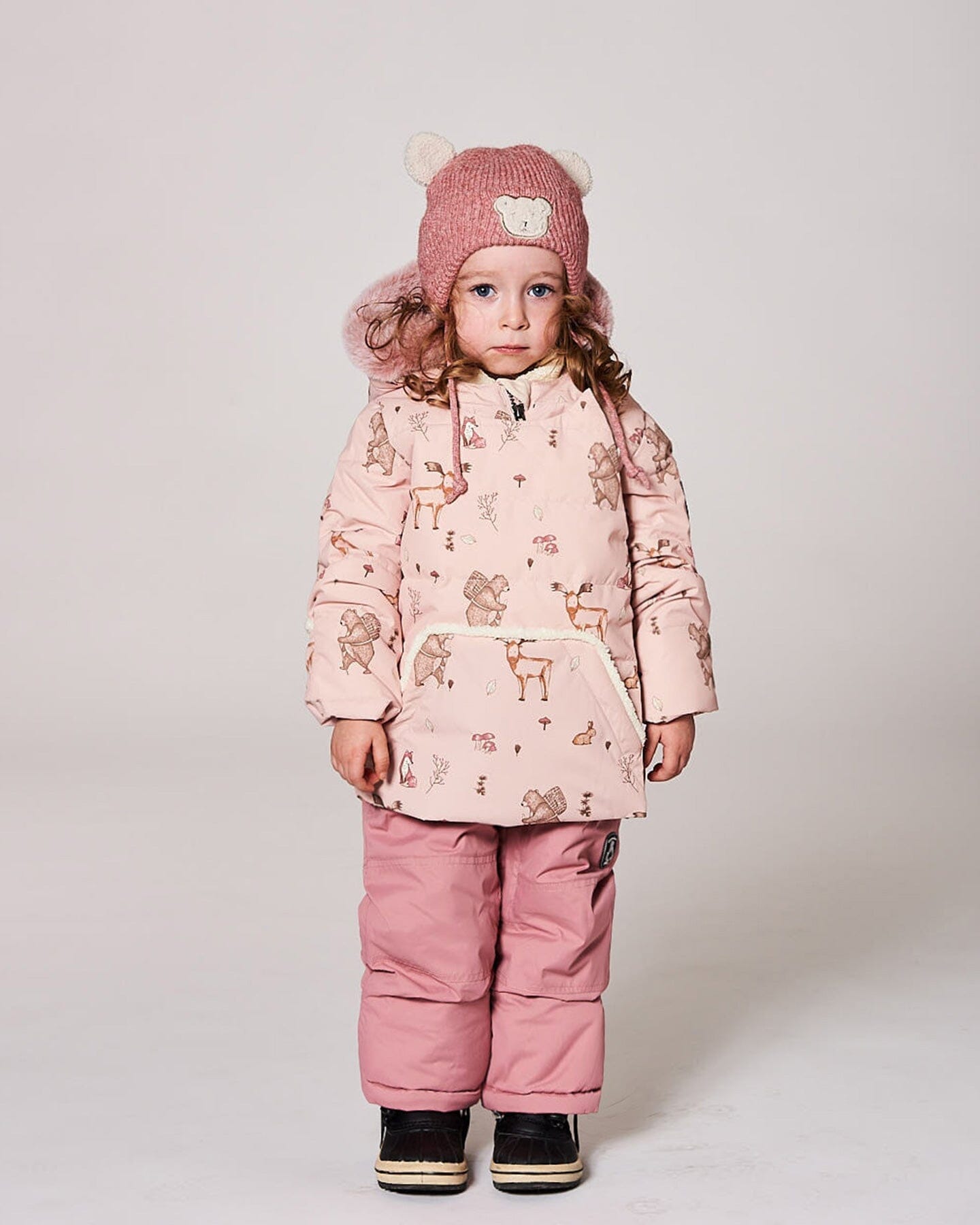 Two-Piece Baby Snug Snowsuit Dusty Pink