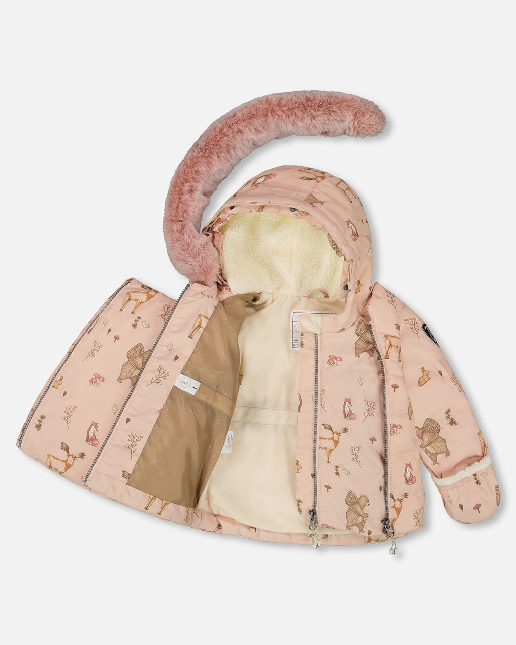 Two-Piece Baby Snug Snowsuit Dusty Pink