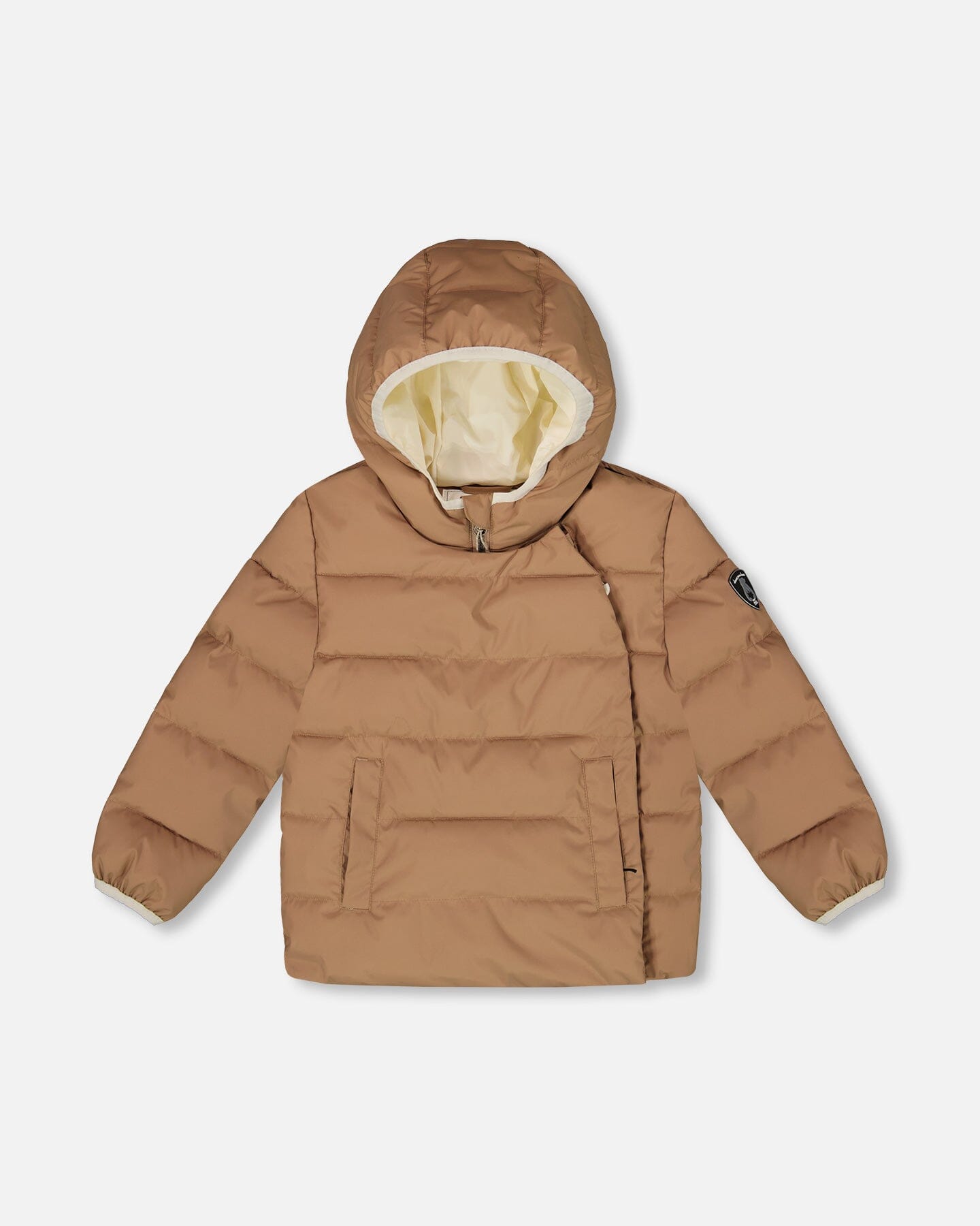 Compressible Winter Puffy Coat Designed For Car Seat Chanterelle