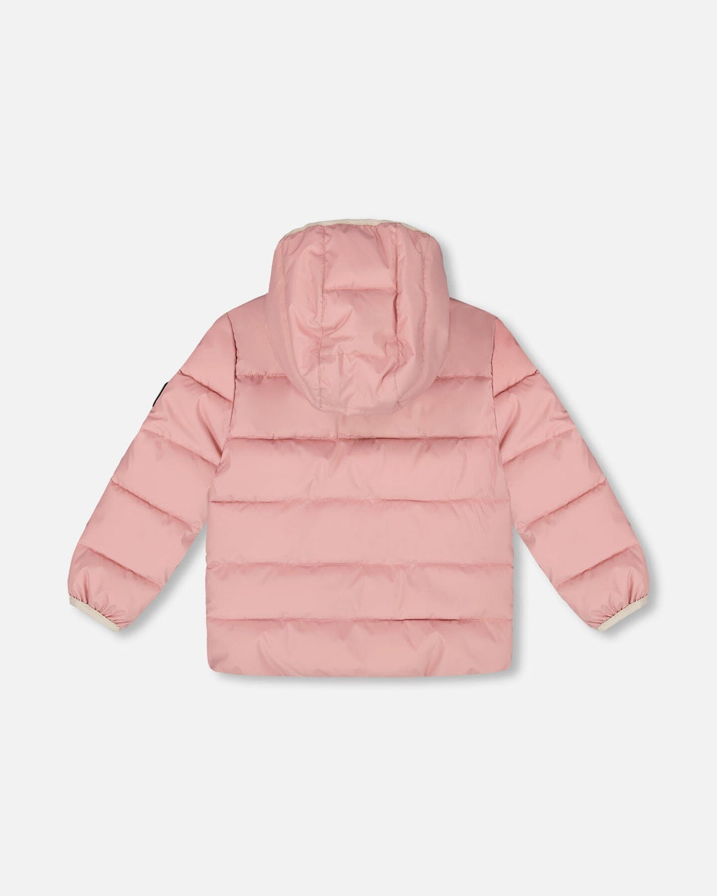 Compressible Winter Puffy Coat Designed For Car Seat Dusty Pink