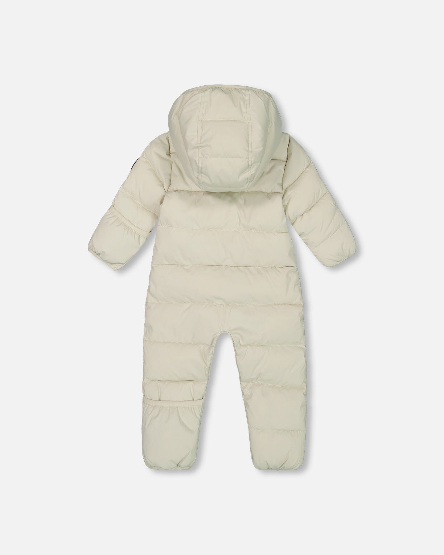 One-Piece Baby Cloud Compressible Snowsuit Designed For Car Seat Off-White