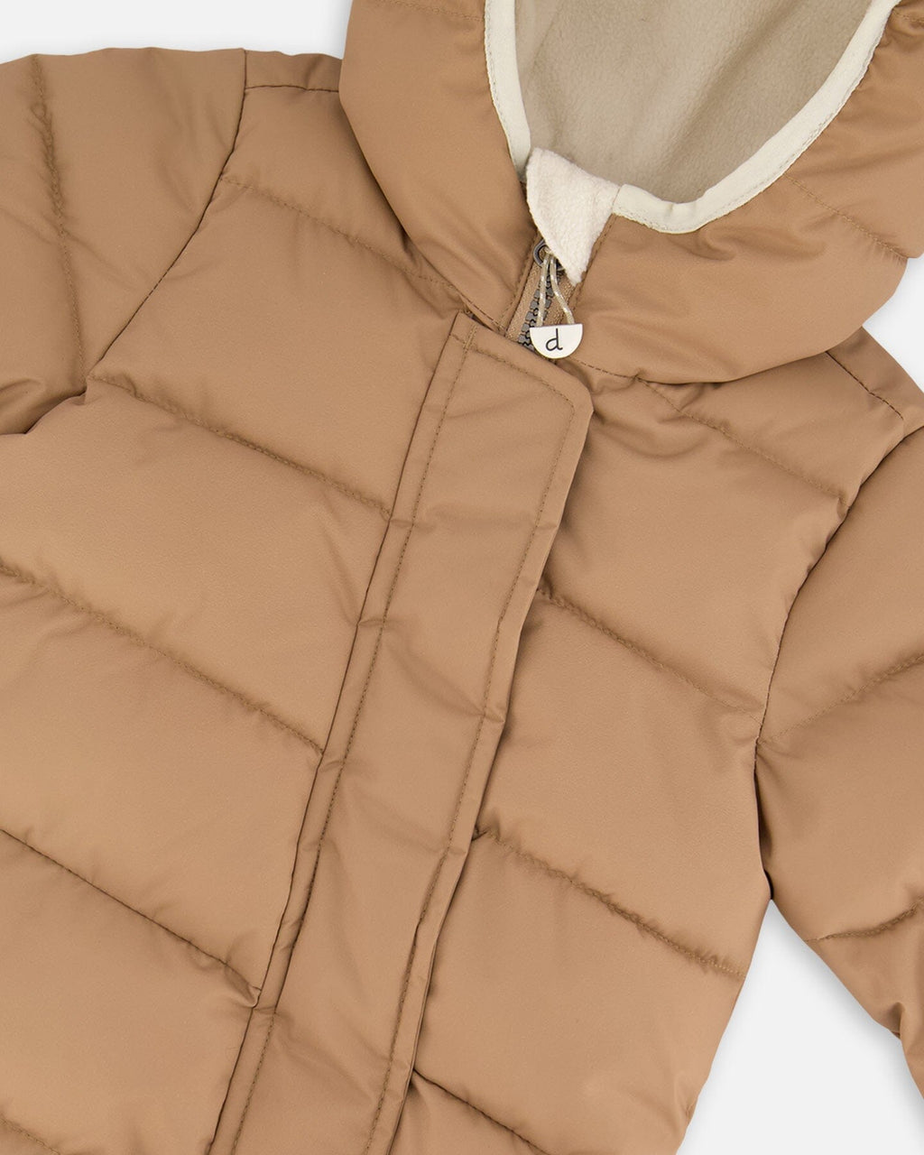 One-Piece Baby Cloud Compressible Snowsuit Designed For Car Seat Chanterelle