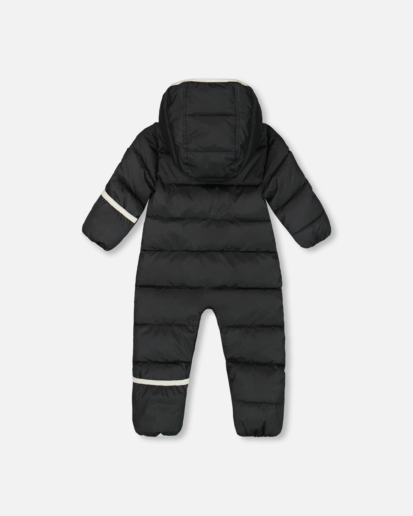 One-Piece Baby Cloud Compressible Snowsuit Designed For Car Seat Black