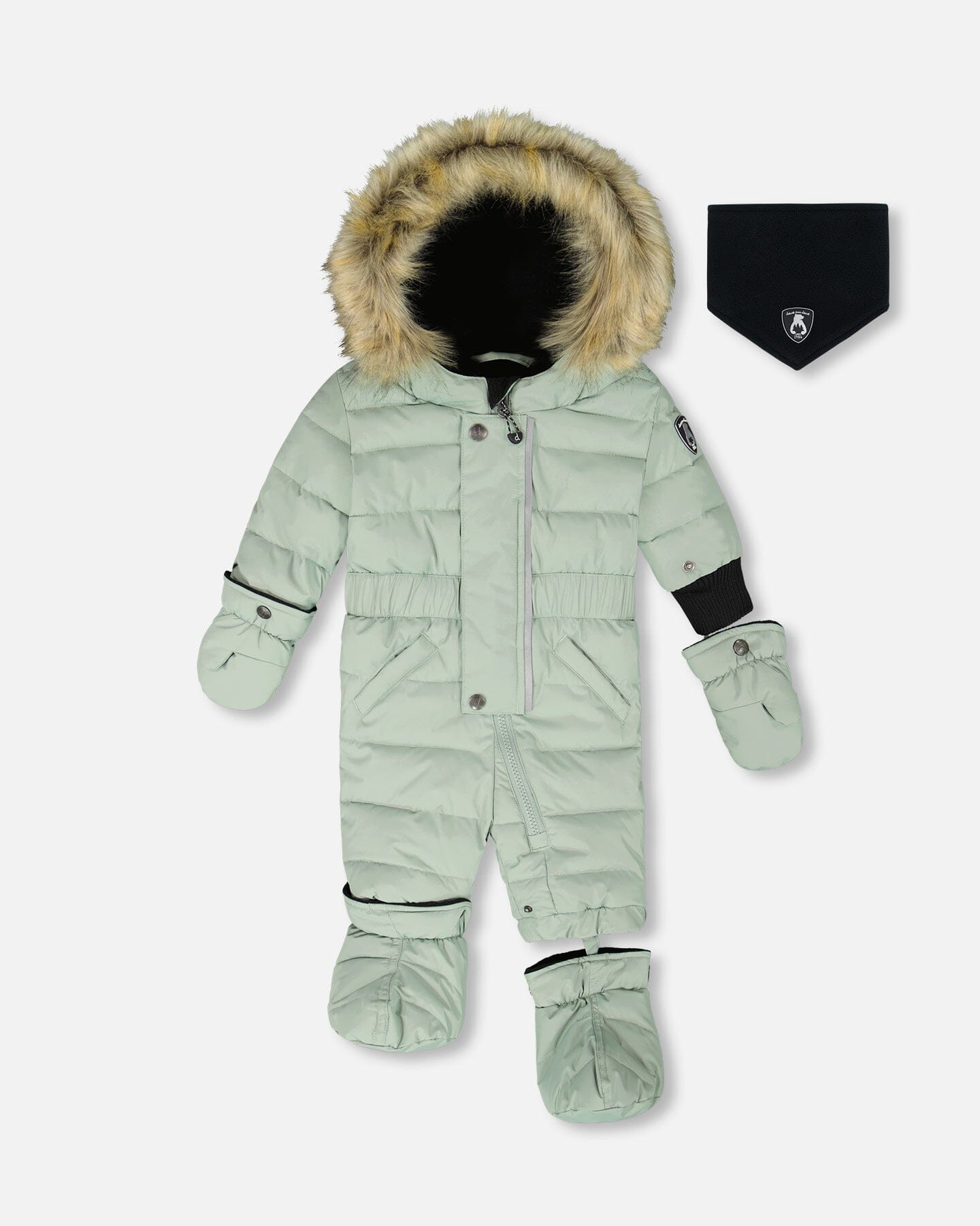 One-Piece Baby Original Puffy Snowsuit Sage Green