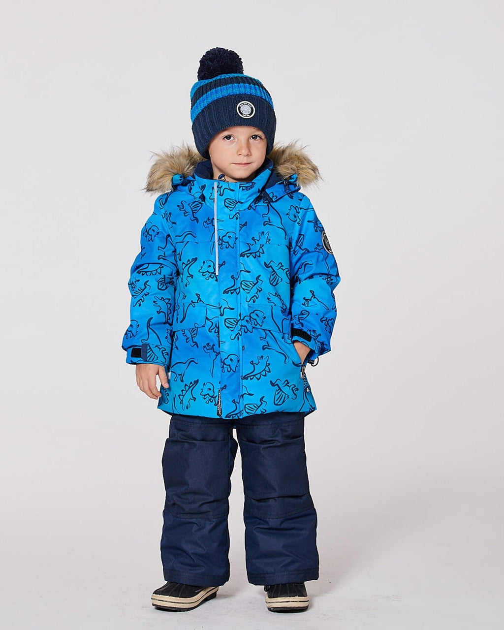 Two-Piece Discover Snowsuit Navy Blue