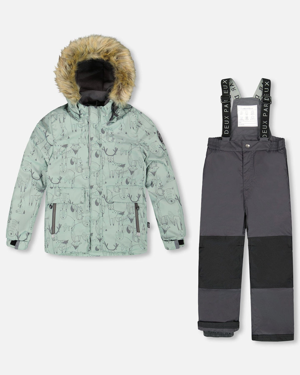 Two-Piece Discover Snowsuit Dark Gray