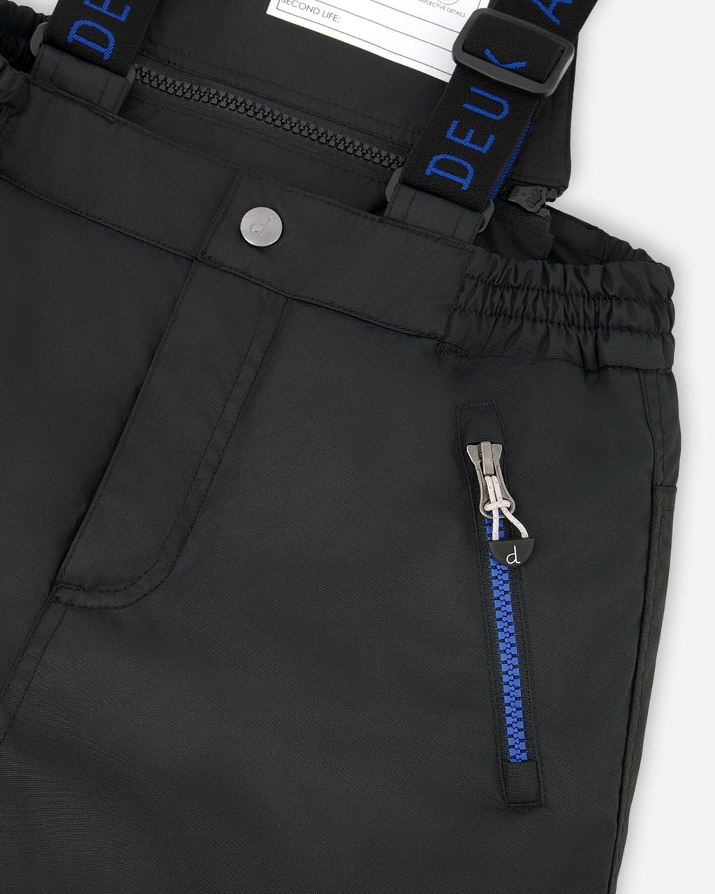 Two-Piece Play Snowsuit With Contrast Jacket Black