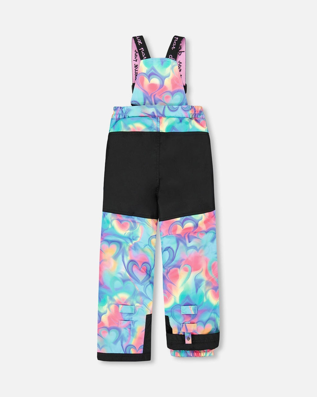 Two-Piece Play Snowsuit Rainbow Heart Print