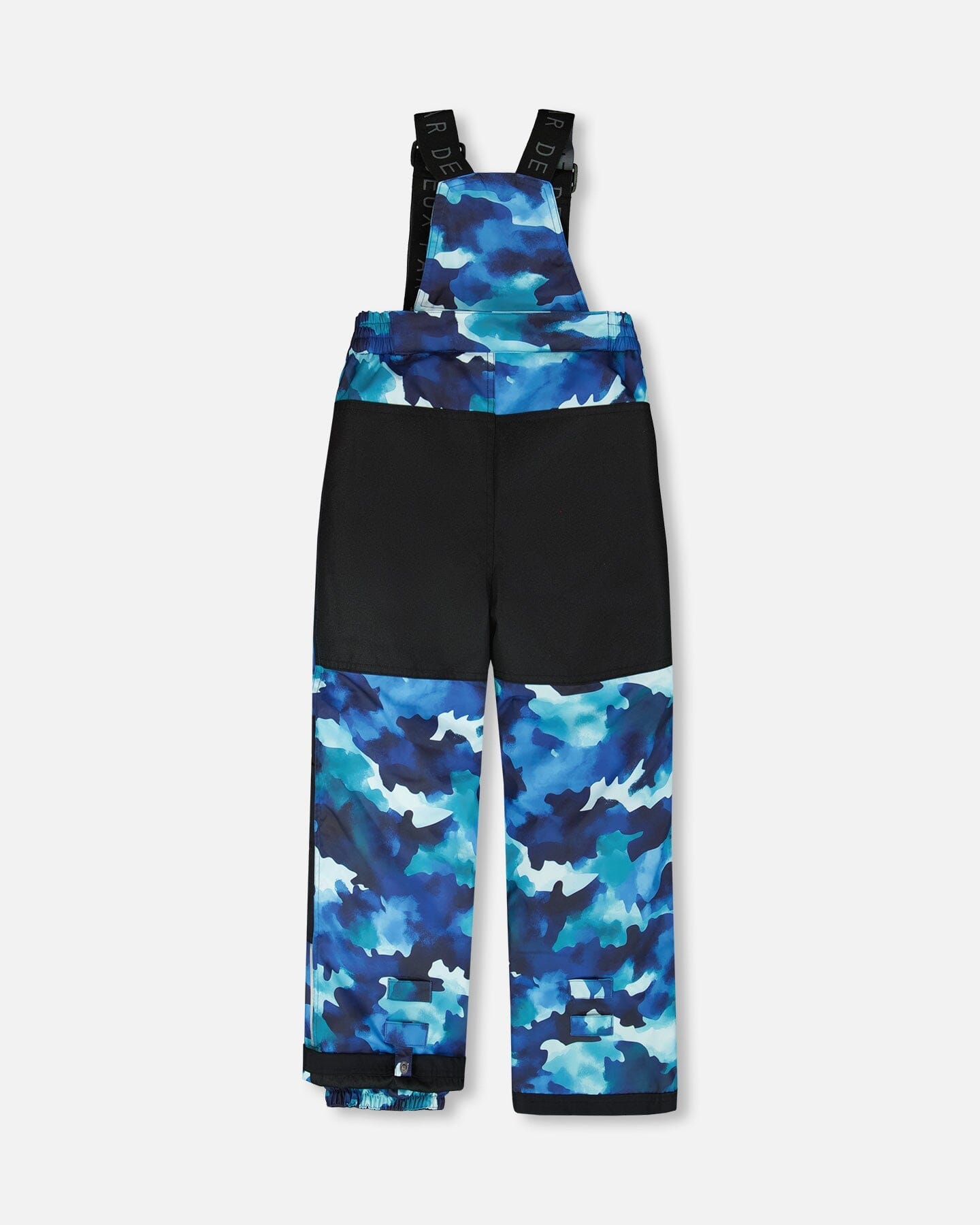 Two-Piece Play Snowsuit Teal Blue Camouflage
