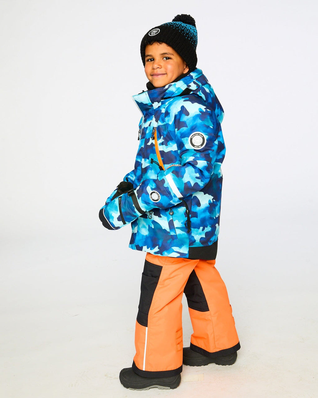 Two-Piece Play Snowsuit Bright Orange