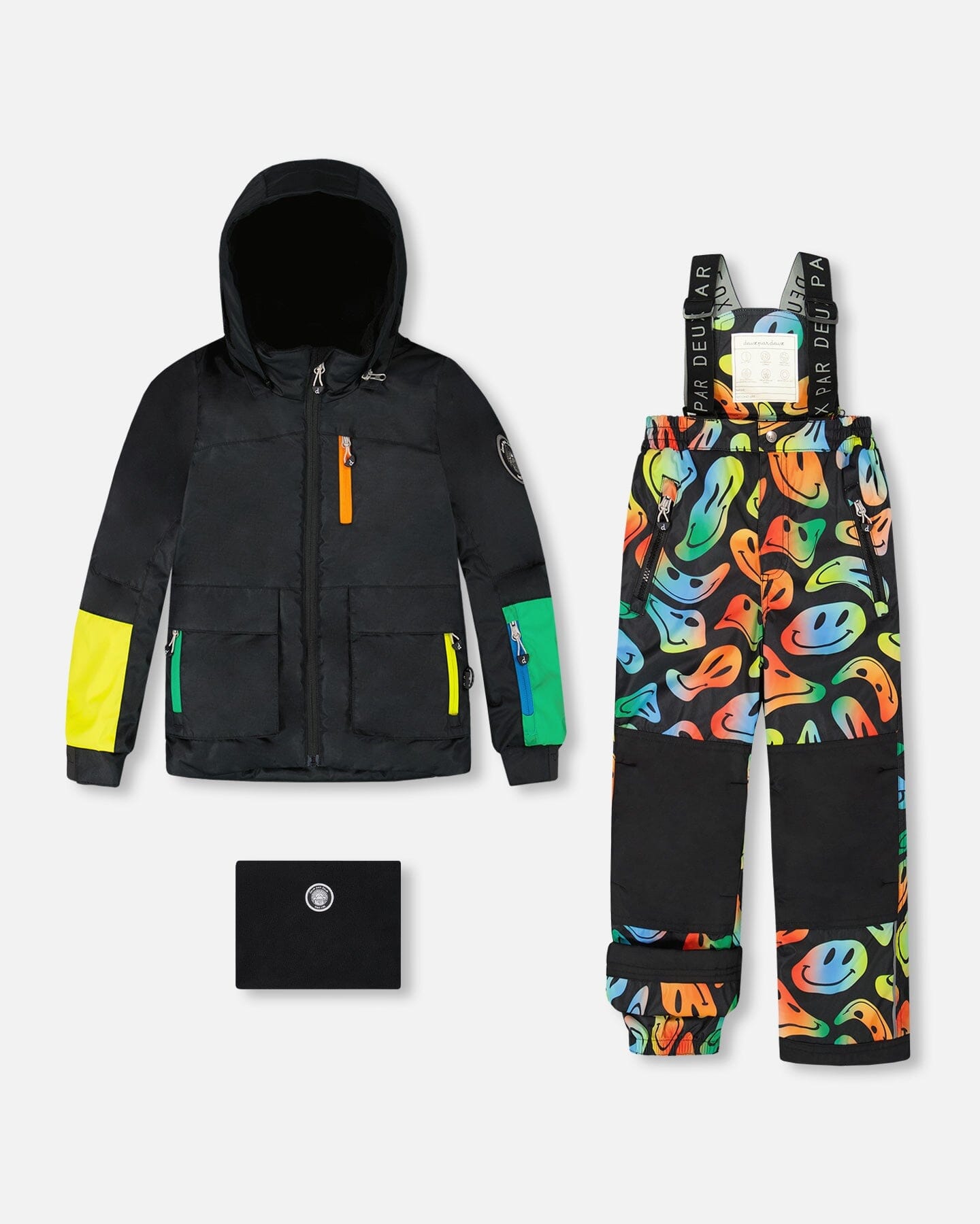 Two-Piece Play Snowsuit Smiley Face