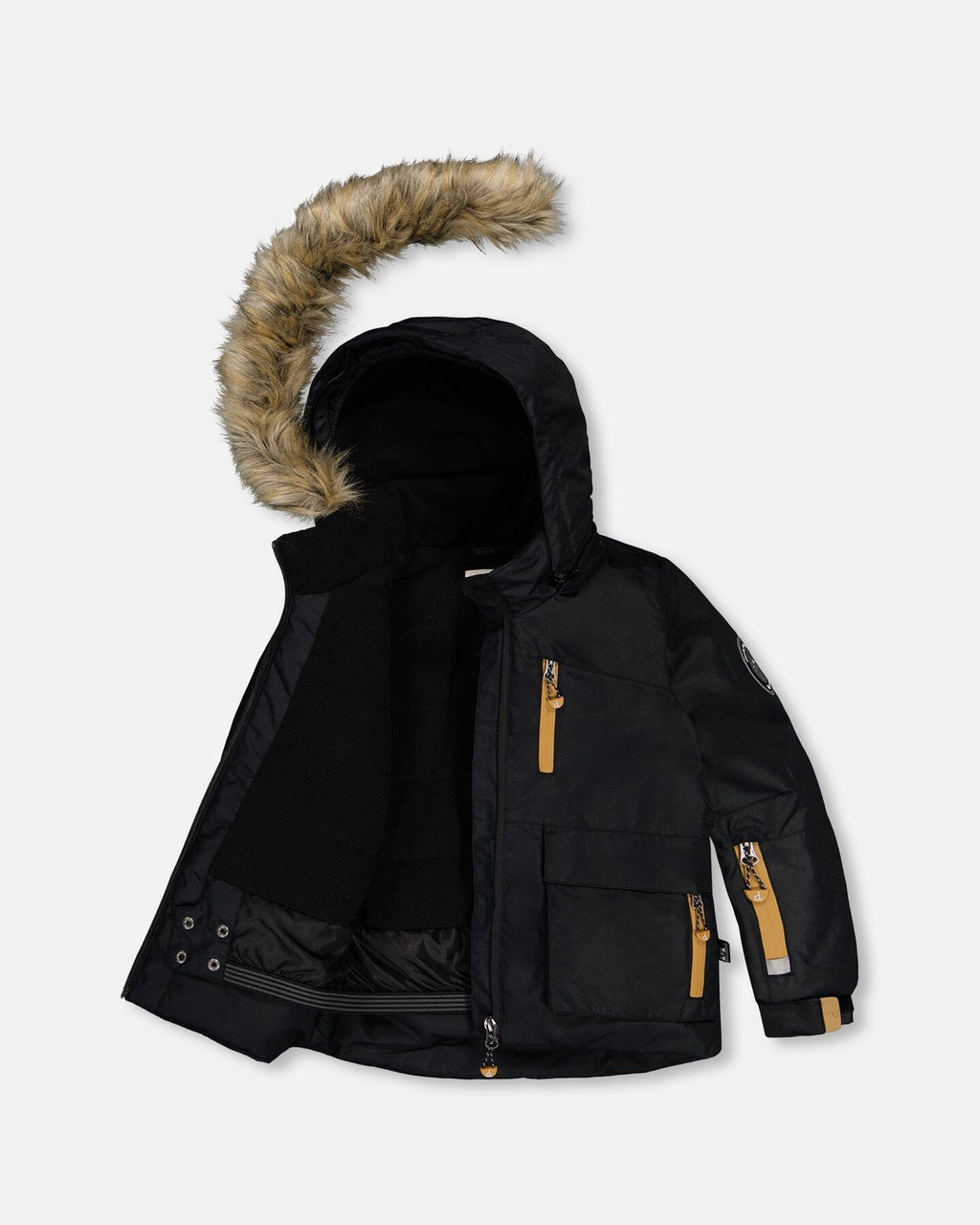 Two-Piece Play Snowsuit With Contrast Jacket Brown Sugar