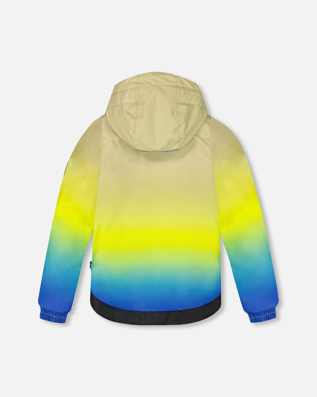 Two-Piece Play Snowsuit With Gradient Jacket Black