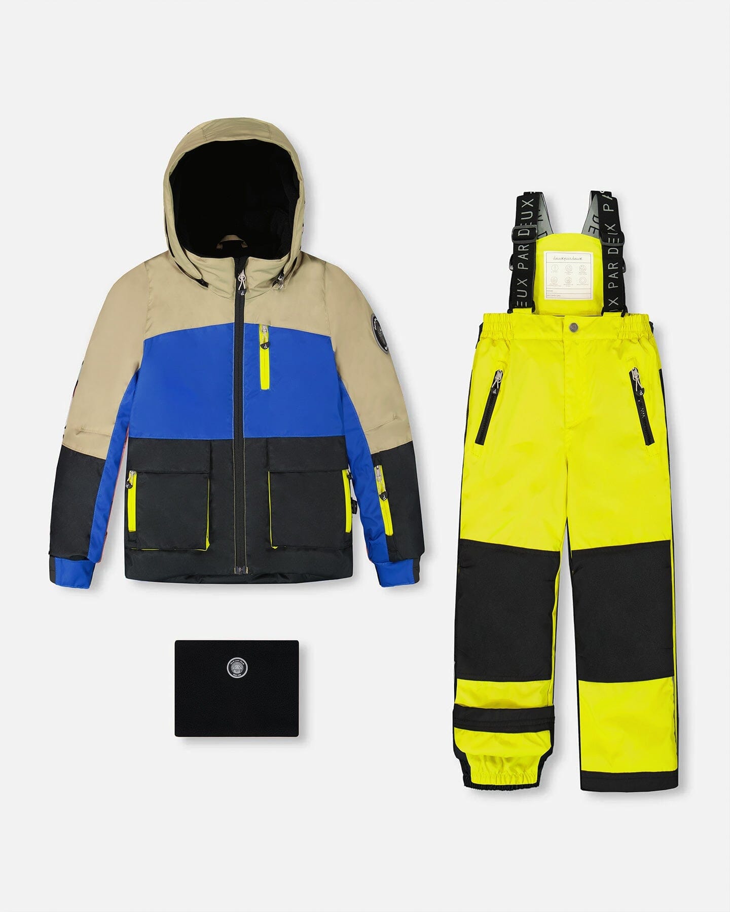 Two-Piece Play Snowsuit Bright Yellow Green