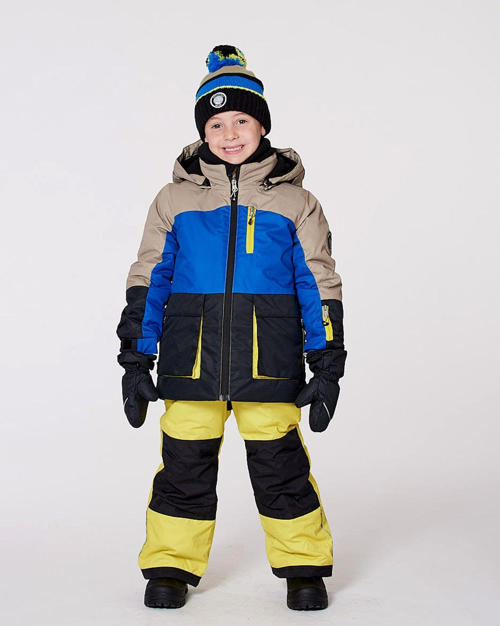 Two-Piece Play Snowsuit Bright Yellow Green