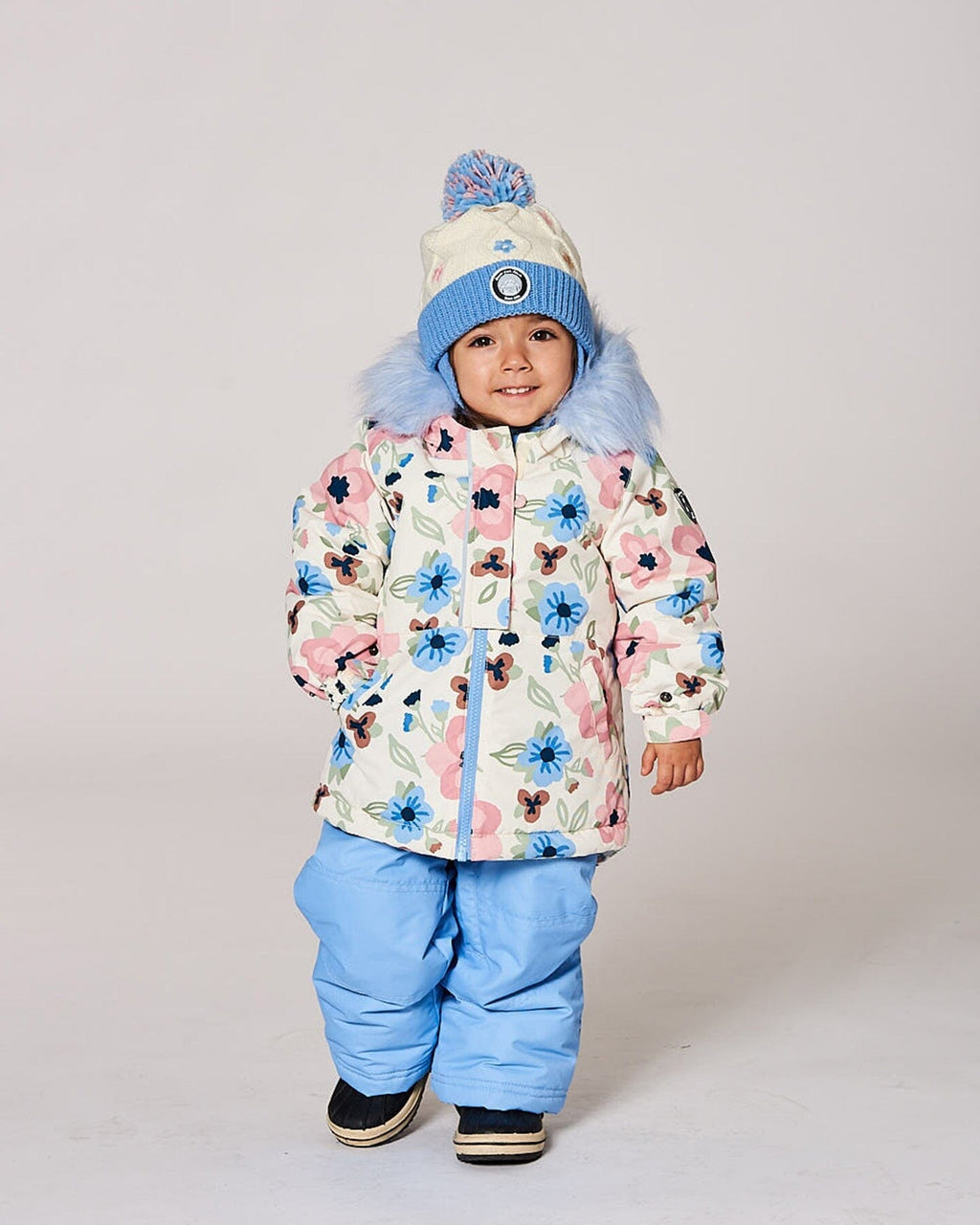 Two-Piece Baby Play Snowsuit Light Blue