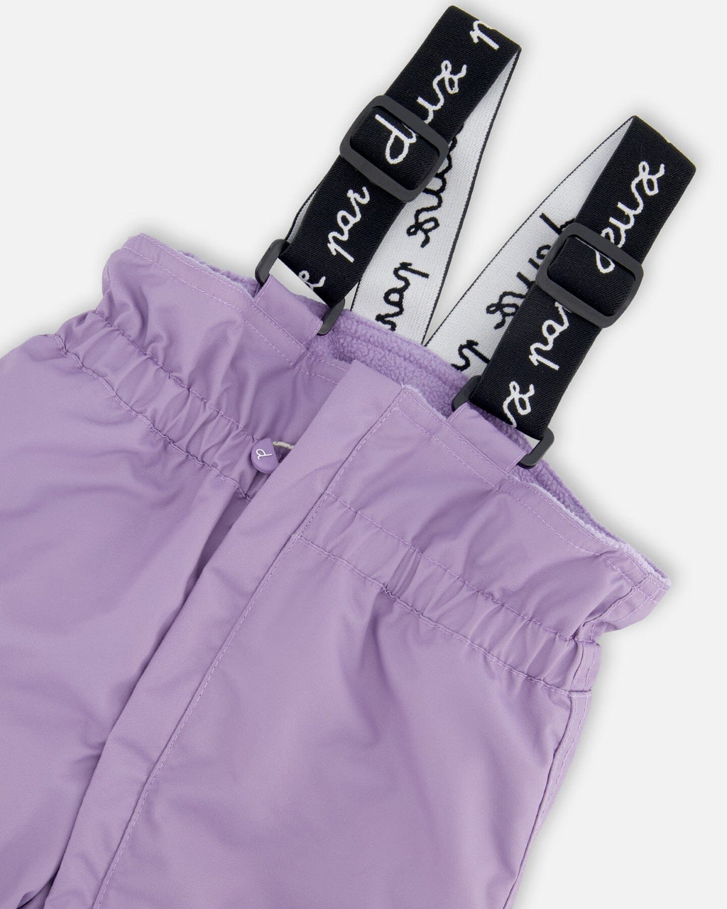 Two-Piece Baby Play Snowsuit Purple Gray