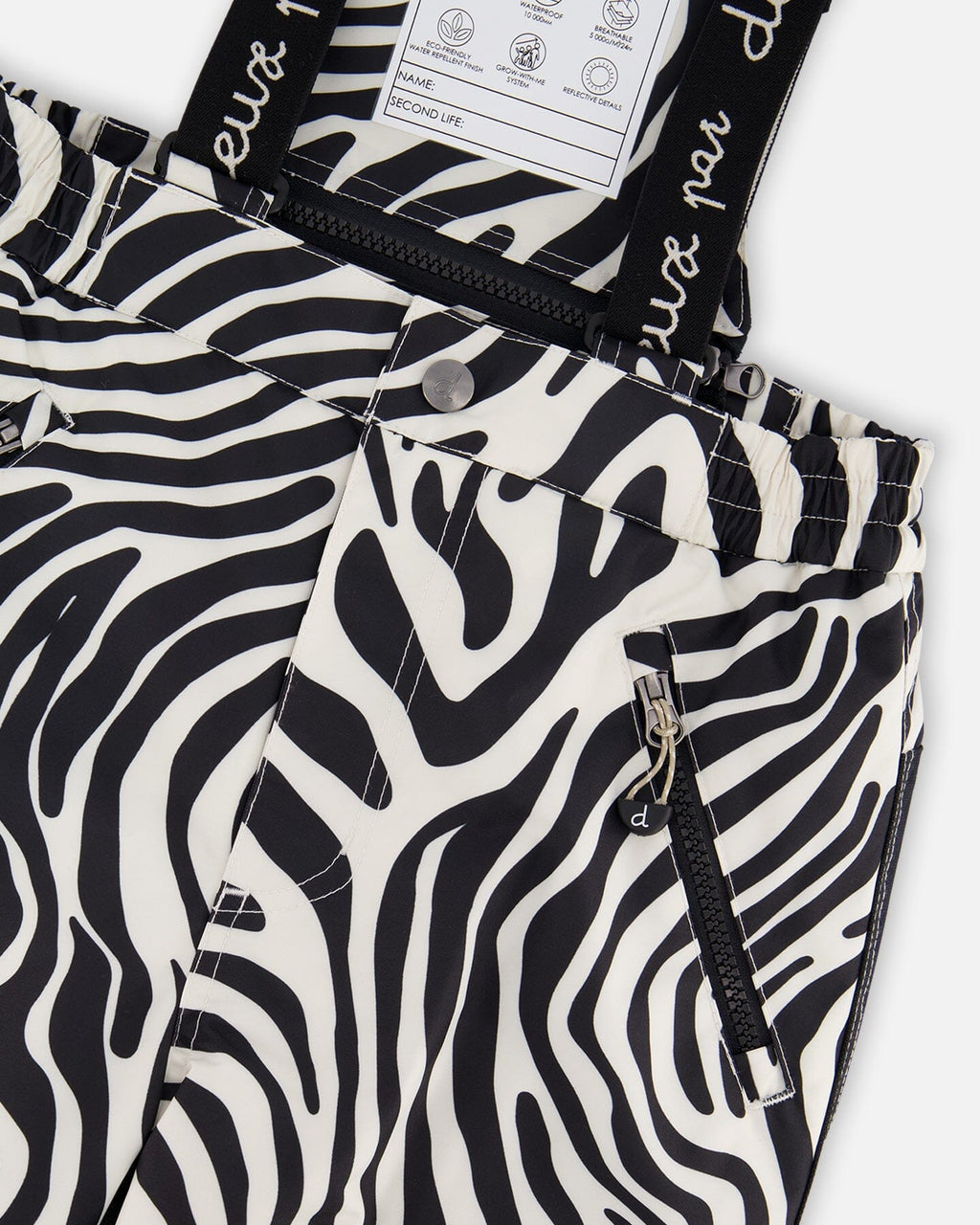 Two-Piece Play Snowsuit With Printed Pants Lavender