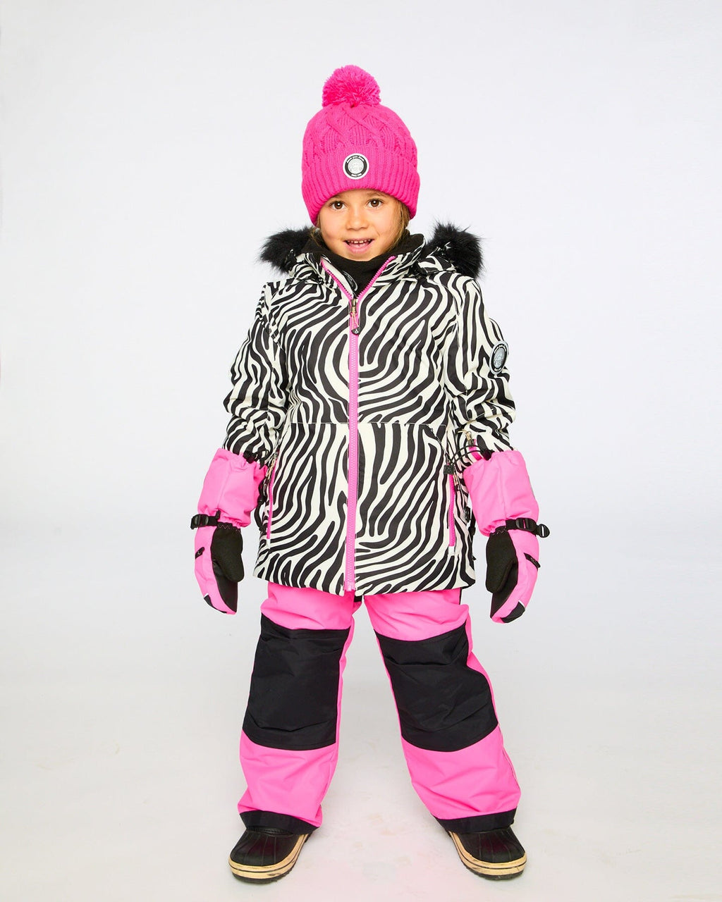 Two-Piece Play Snowsuit Fuchsia