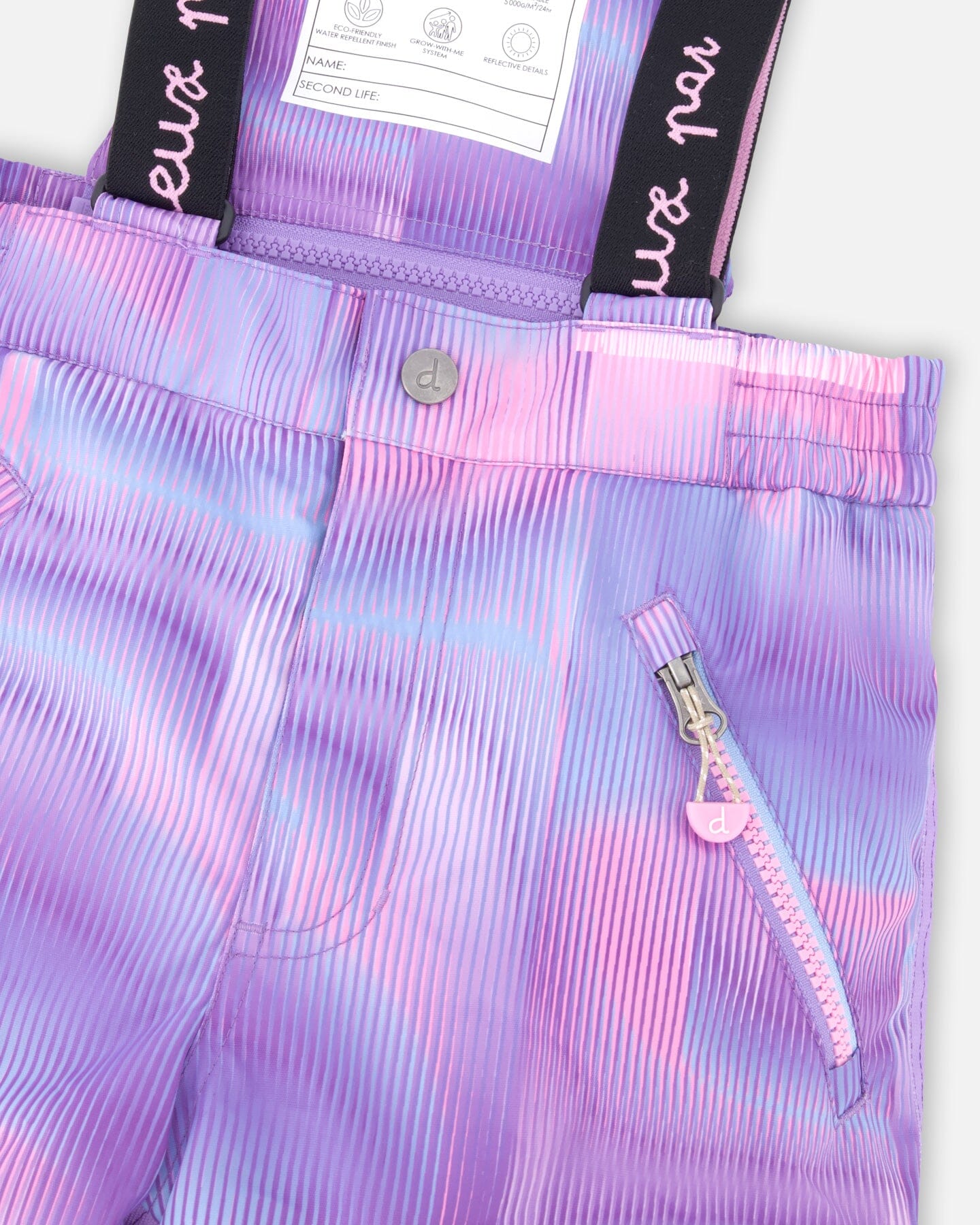 Two-Piece Play Snowsuit Purple Geo