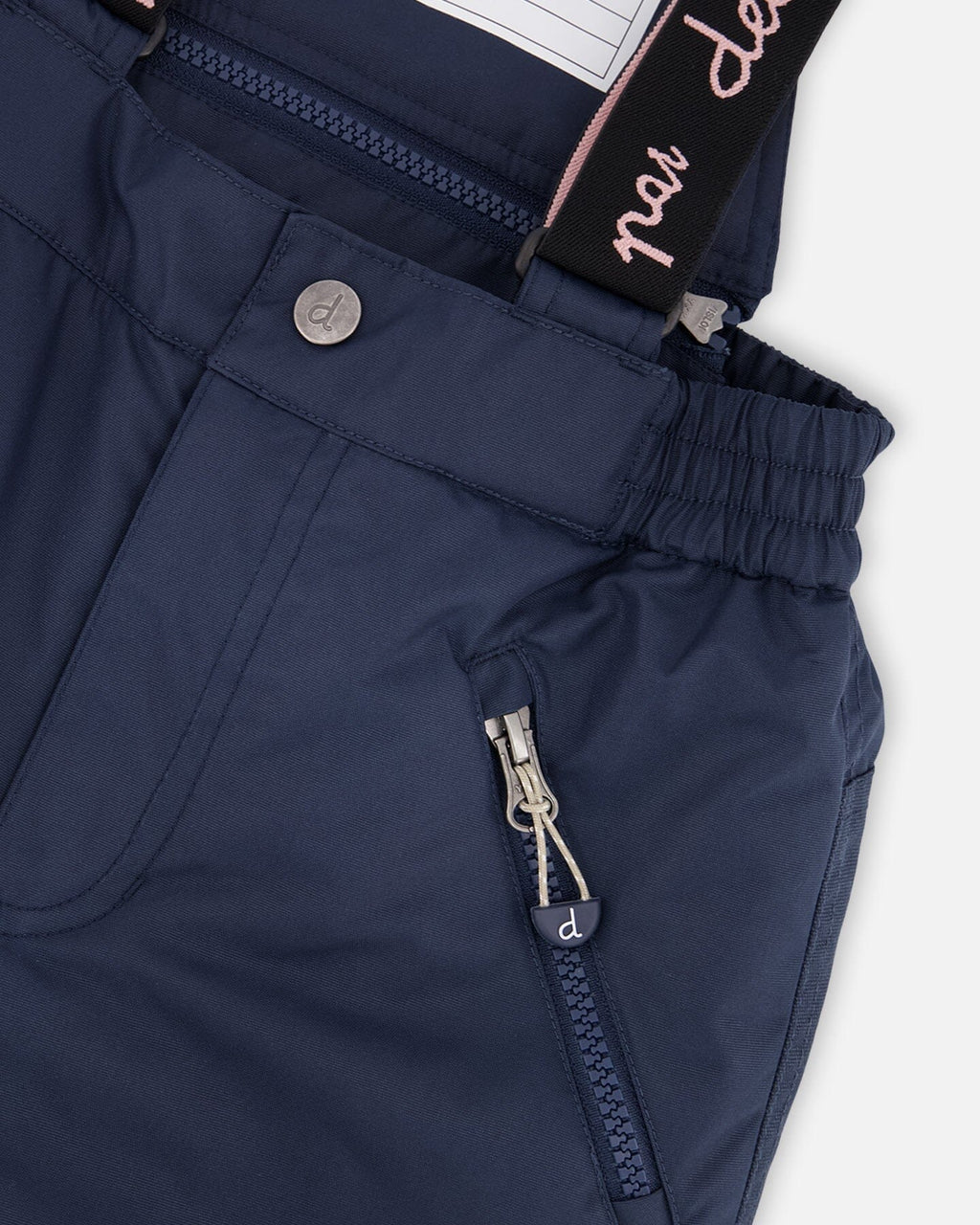 Two-Piece Play Snowsuit Navy Blue And Pink