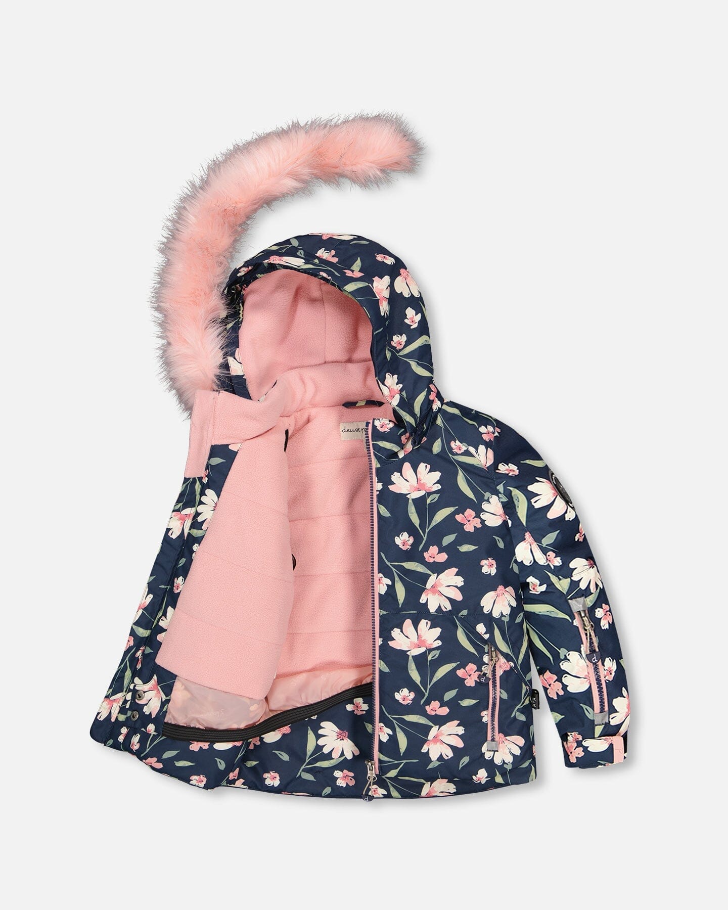Two-Piece Play Snowsuit Flower Print