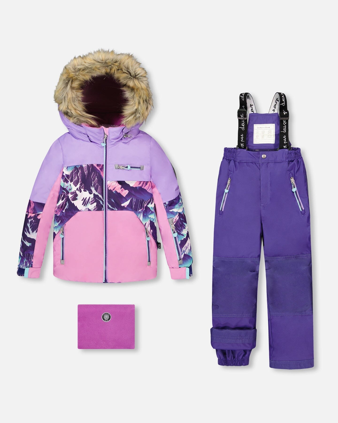 Two-Piece Play Snowsuit Dark Purple