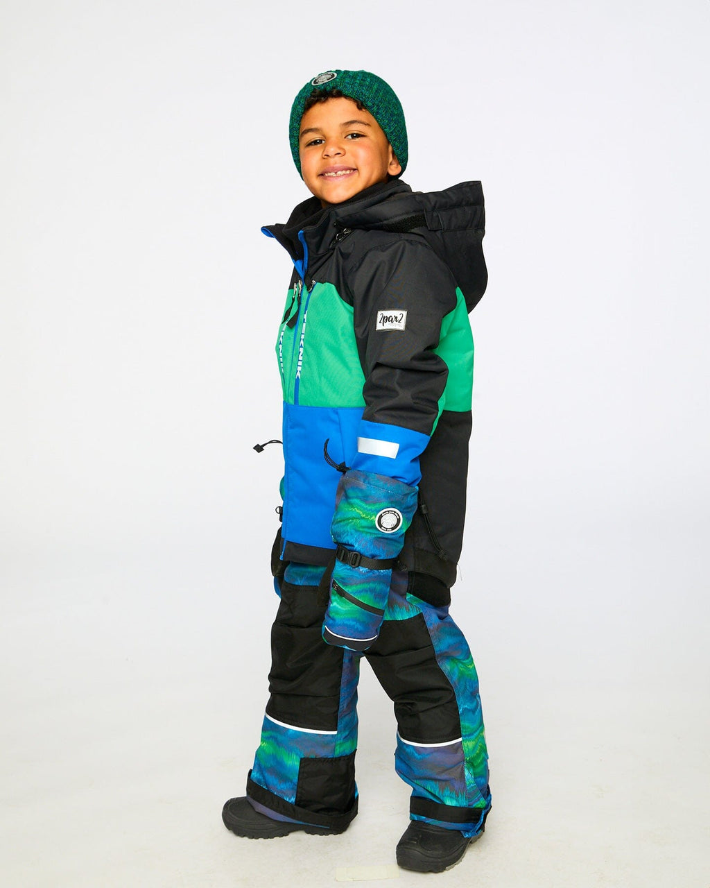Two-Piece Teknik Snowsuit Aurora Borealis