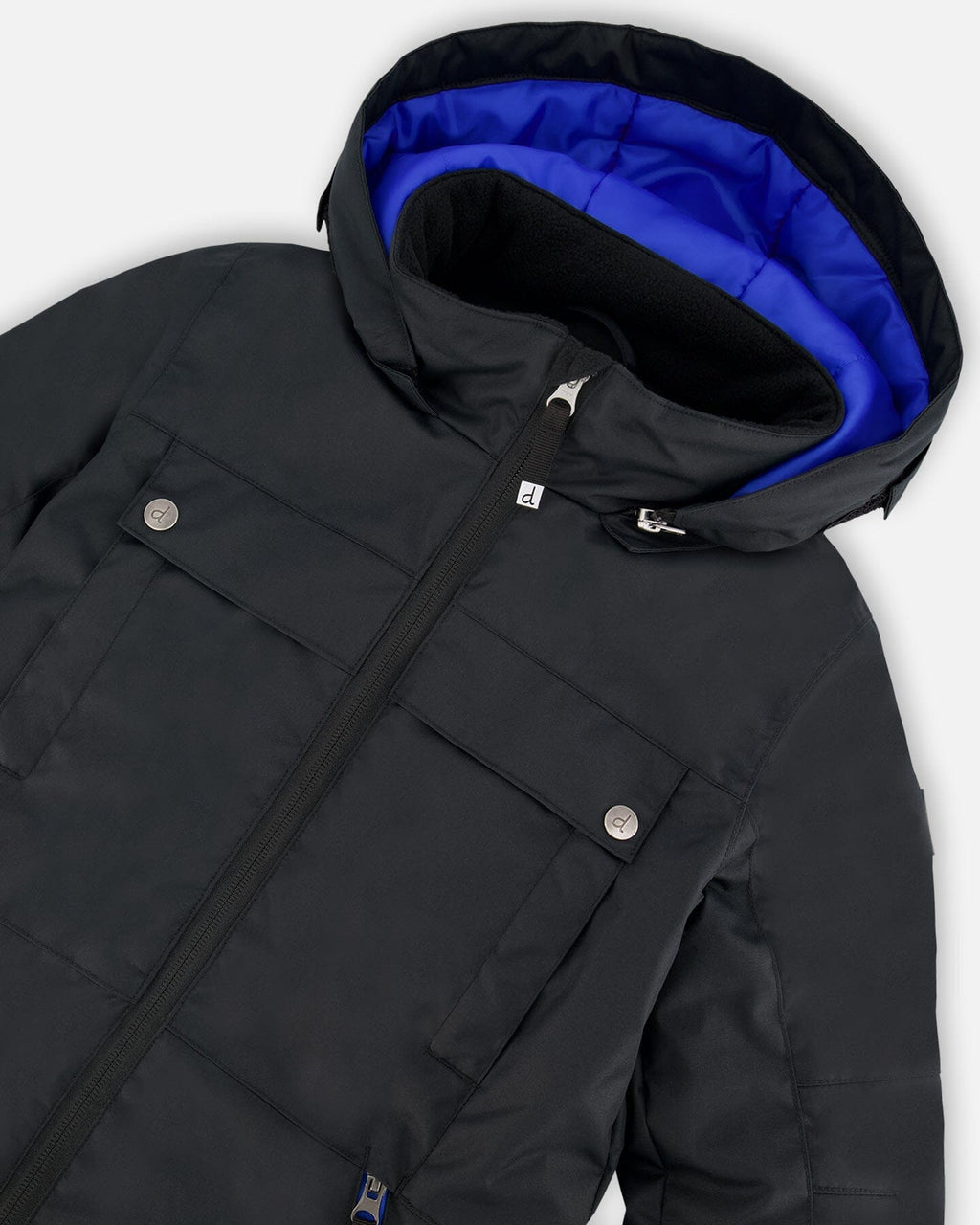 Solid One-Piece Teknik Snowsuit Black