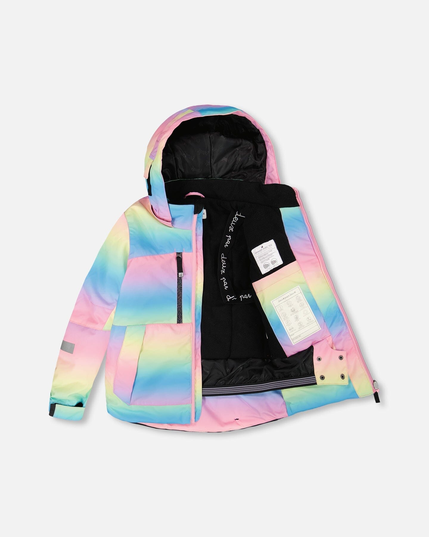Two-Piece Teknik Snowsuit Rainbow Gradient